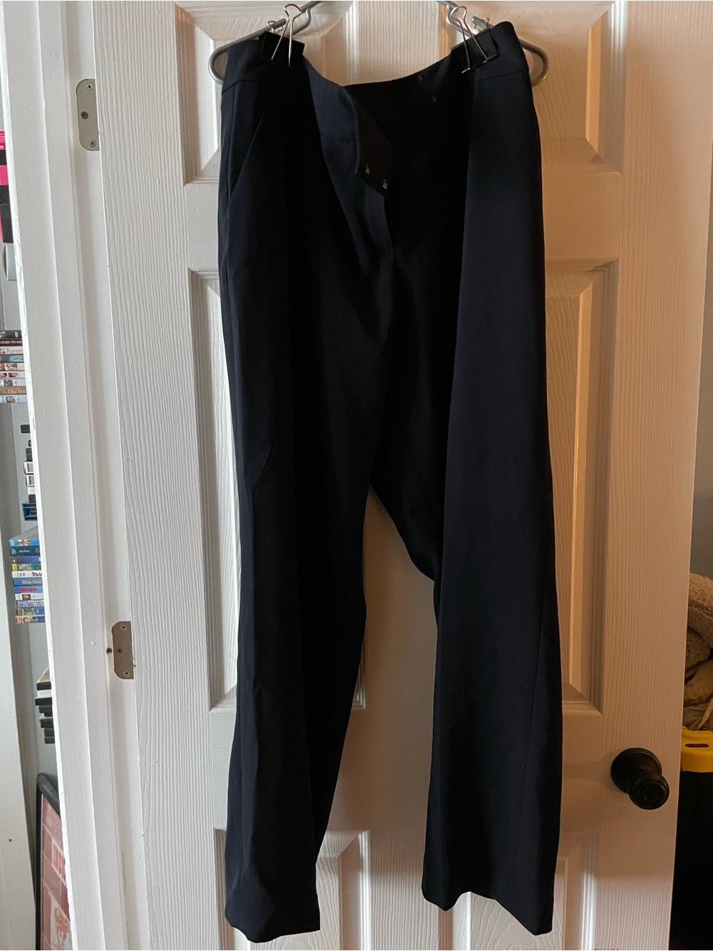 Liz Claiborne Black Women's Straight Leg Trousers
